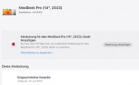 Apple MacBook Pro 2023 14.2 Zoll M2 Pro 16GB RAM 512GB SSD