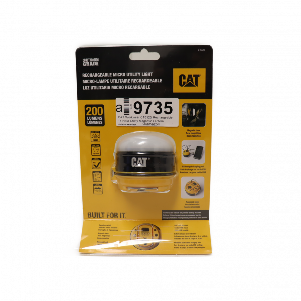 CAT Workwear CT6525 Rechargable 14 Hour Utility  Magnetic Lantern