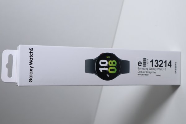 Samsung Galaxy Watch5 44 mm LTE Celluar Aluminiumgehäuse mit Sportarmband - Graphite